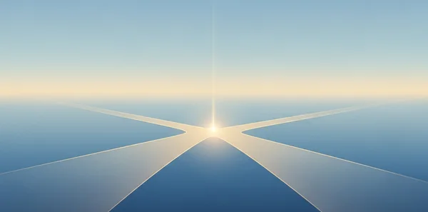 Abstract image of a path forward after an autism test score