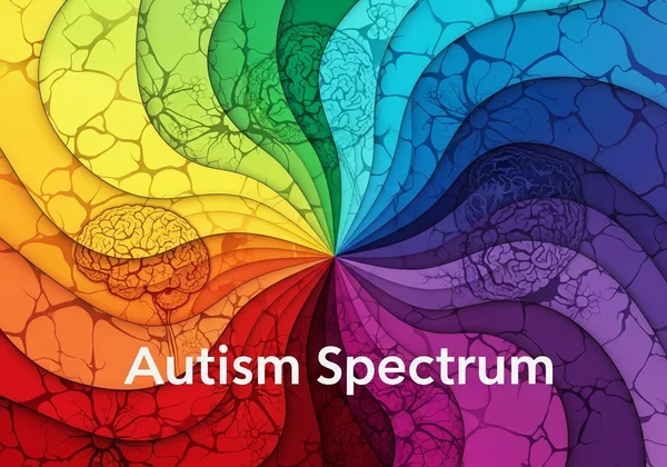 Abstract representation of the autism spectrums diversity.