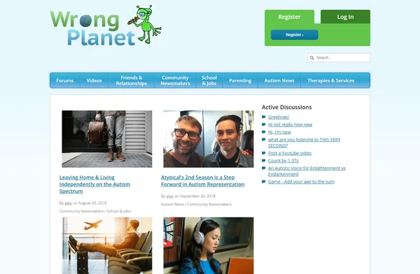 Wrong Planet Forum