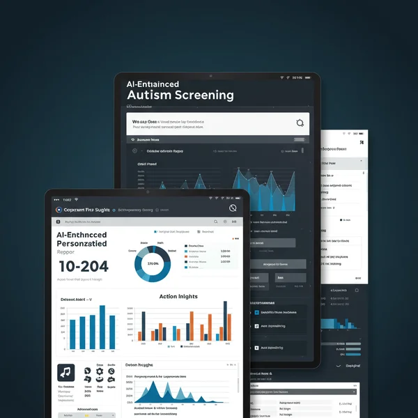 AI-enhanced personalized autism report interface