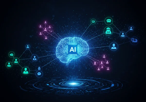 AI analyzing data patterns for personalized autism insights